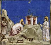 GIOTTO di Bondone Joachim's Sacrificial Offering Germany oil painting artist